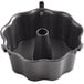 Wilton 191002849 6" Non-Stick Steel Scalloped Angel Food Cake / Bundt Pan with Removable Bottom - 2 1/2" Deep Main Thumbnail 3