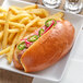 LeBus 6" Gourmet Brioche Unsliced Hot Dog Bun - 96/Case Main Thumbnail 1