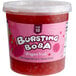 A container of Bossen Pure10 Dragon Fruit Bursting Boba with red fruit inside.