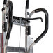 A silver and black Magliner appliance hand truck with a handle.