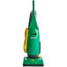A green and grey Bissell Commercial ProBag upright vacuum cleaner.