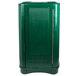 Rubbermaid FG396900DGRN Plaza Paper Square Recycling Container - Green Main Thumbnail 4