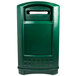 Rubbermaid FG396900DGRN Plaza Paper Square Recycling Container - Green Main Thumbnail 5