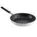 A Vollrath Arkadia aluminum non-stick frying pan with a black handle.