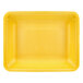 CKF 87899 (#4PR) Yellow Foam Meat Tray 9 1/4" x 7 1/4" x 1 1/4" - 500/Case Main Thumbnail 2