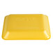 CKF 87899 (#4PR) Yellow Foam Meat Tray 9 1/4" x 7 1/4" x 1 1/4" - 500/Case Main Thumbnail 3