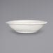 International Tableware AT-11 Athena 7 oz. Ivory (American White) Embossed Stoneware Fruit Bowl - 36/Case Main Thumbnail 1