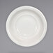 International Tableware AT-11 Athena 7 oz. Ivory (American White) Embossed Stoneware Fruit Bowl - 36/Case Main Thumbnail 2