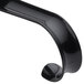 A close-up of a black curved Fineline Tiny Tensils spoon handle.