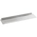 An Avantco stainless steel rectangular divider bar with a metal handle.