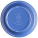 A blue Elite Global Solutions melamine ramekin with a blue label and white text.