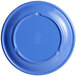 An Elite Global Solutions Brazil assorted colors melamine plate in blue packaging.