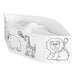 AmerCare Royal kids disposable chef hat with drawings on it.
