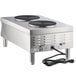 Avantco CER-200 Dual Solid French-Style Burner Countertop Electric Range - 208/240V, 3,000/4,000W Main Thumbnail 4