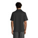 Uncommon Threads 0924 Black Customizable Short Sleeve Cook Shirt with Full Mesh Back Main Thumbnail 3