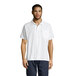 Uncommon Threads 0924 White Customizable Short Sleeve Cook Shirt with Full Mesh Back Main Thumbnail 2