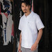 Uncommon Threads 0924 White Customizable Short Sleeve Cook Shirt with Full Mesh Back Main Thumbnail 1