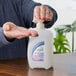 Kutol 65636 Health Guard 33.8 oz. / 1 Liter Dye and Fragrance Free 62% Alcohol Clean Shape Pump Bottle Instant Hand Sanitizer Gel - 8/Case Main Thumbnail 1