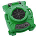 A B-Air green plastic air blower with a round fan on top.