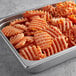 McCain Harvest Splendor 2.5 lb. Sweet Potato Cross Trax Waffle Fries - 6/Case Main Thumbnail 2