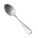 A close-up of a Sant'Andrea Bellini stainless steel spoon with a silver handle.