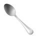 A close-up of a Sant'Andrea Bellini stainless steel European teaspoon with a silver handle.