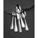 The Sant'Andrea Bellini stainless steel salad/dessert fork on a black surface.