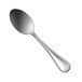 A close-up of a Sant'Andrea Bellini stainless steel teaspoon with a silver handle.