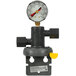 A 3M Water Filtration Products water filter head with a pressure gauge.