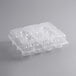 Choice 12-Cup Hinged OPS Plastic Cupcake / Muffin Container Main Thumbnail 3