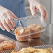 Baker's Mark 2-Compartment Clear OPS Plastic Cupcake / Muffin Container Main Thumbnail 1