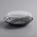 Baker's Mark 9" Black Pie Container with Clear High Dome Lid Main Thumbnail 3