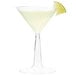 Fineline Flairware 2306-CL 6 oz. 2-Piece Plastic Martini with Clear Base - 144/Case Main Thumbnail 7