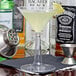 Fineline Flairware 2306-CL 6 oz. 2-Piece Plastic Martini with Clear Base - 144/Case Main Thumbnail 1