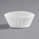 Hoffmaster 1 3/4" x 1 1/8" White Fluted Baking Cup - 500/Pack Main Thumbnail 3