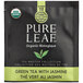 Pure Leaf Organic Green Tea with Jasmine Pyramid Tea Sachets - 25/Box Main Thumbnail 3