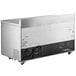 Avantco SS-WT-60R-HC 60" Two Door Stainless Steel ADA Height Worktop Refrigerator with 3 1/2" Backsplash Main Thumbnail 3