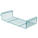 A Metroseal 3 wire grid shelf with side ledges on a white background.