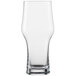 A full shot of a clear Schott Zwiesel Beer Basic Wheat Beer Glass.