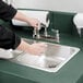 Cambro KSC402192 Granite Green CamKiosk Portable Self-Contained Hand Sink Cart - 110V Main Thumbnail 19