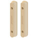 A pair of white rectangular plastic KYDZ Suite Hub Connector Tabs.