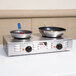 APW Wyott CP-2A Workline Double Open Burner Portable Electric Hot Plate - 120V, 1800W Main Thumbnail 1