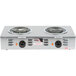 APW Wyott CP-2A Workline Double Open Burner Portable Electric Hot Plate - 120V, 1800W Main Thumbnail 2