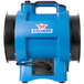 An XPOWER portable air blower in blue and black with white text.