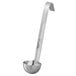 A silver stainless steel Vollrath Jacob's Pride ladle with a short handle.