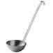 A Vollrath stainless steel ladle with a long handle and bowl.