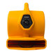 A yellow XPOWER air mover with a black knob.