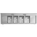 Regency 4 Bowl Underbar Sink with Two Faucets and Two Drainboards - 72" x 21" Main Thumbnail 6
