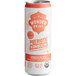 A case of 12 Wonder Drink Organic Ginger Peach Kombucha cans.