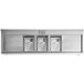Regency 3 Bowl Underbar Sink with Faucet and Two Drainboards - 72" x 21" Main Thumbnail 6